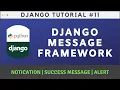 How to Display Flash Message in Django - Message Framework