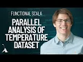 Parallel analysis of temperature dataset Functional Scala