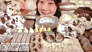 ASMR Oreo & Cookies and Cream Desserts【Mukbang/ Eating Sounds】【English Subtitles】