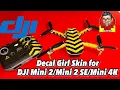 DJI Mini 4K Drone skin by Decal Girl DJI DecalGirlcom