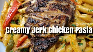 Download Creamy Jerk Chicken Pasta | Jerk Chicken Rasta Pasta MP3