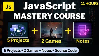 JavaScript Full Course in Hindi 2026 Beginner to Advanced 5 Projects 2 Games Notes