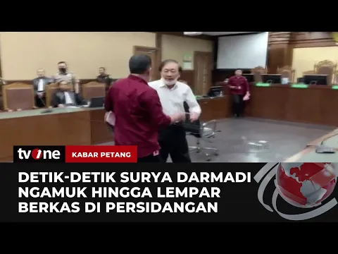 Detik-detik Surya Darmadi Marah dan Lempar Berkas di Ruang Sidang