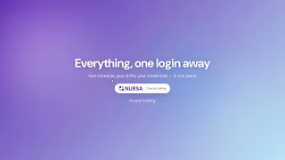 Central Staffing for Clinicians Your Whole Work Life Behind One Login Central Staffing