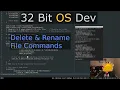 Delete File Rename Commands 32 Bit OS Dev in C