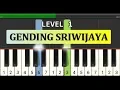 nada piano gending sriwijaya- tutorial level 1 - lagu daerah nusantara tradisional - sumatra selatan