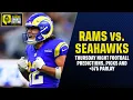 Rams-Seahawks Thursday Night Football Predictions Bets Prop Picks and Same Game Parlay