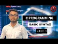 C Programming Basic Syntax Basic to Advance Course part 3 VKS Sir