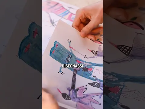 Un DISEGNO di 20 ANNI fa rifatto... OGGI!