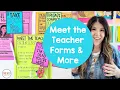 Meet the Teacher Ideas