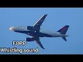 Delta Airlines Airbus A319-114 N349NB DL813 JFK-DTW FOPP WHISTLING SOUND