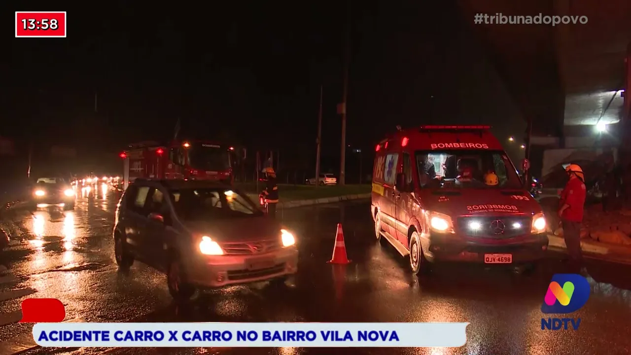 Acidente entre dois veículos é registrado no Vila Nova