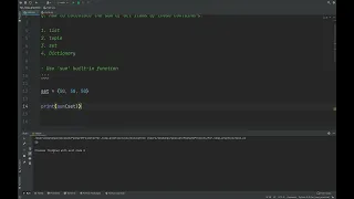 Python Tutorial How to calculate the sum of all items of the list tuple set and dictionary