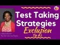 Test Taking Strategy Exclusion Tip