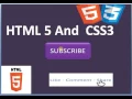 HTML5 AND CSS3 Tutorial - 9