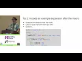 Lighting Talk - A few tips for writing macros