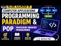 Programming Paradigm POP Explained ICSE Class 9 Computer Applications Unit 1 Part 1