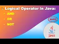 10 Logical Operator in Java CodeCelebration