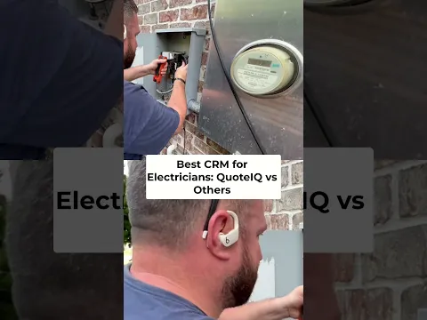 Best CRM for Electricians  QuoteIQ vs Jobber, HouseCall Pro, ServiceTitan