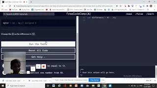Learn Basic JavaScript Subtract One Number from Another with JavaScript freeCodeCamp org