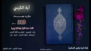اية الكرسي مكررة 313 مرة 
