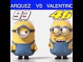 Download Lagu Valentino Rossi VS Mark Marquez Versi Minion