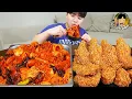 ASMR MUKBANG | Crispy Fried Chicken, Mala Xiang Guo, tteokbokki korean food eating sound !