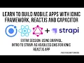 Ionic React JS - EXTRA Quick Intro to StrapiJS As Headless CMS for Mobile App Using Grap L