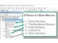 How To Create Vba Code Modules In Excel
