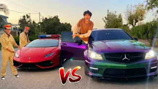 POLICE LAMBORGHINI CHALLENGE ME FOR DRAG RACE!😡