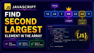 Find Second Largest Number in an Array in JavaScript for Loop Dry Run 2026