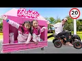 Download Lagu GILAK KITA BIKIN RUMAH KARDUS BARBIE BERJALAN!! AUTO PINDAH RUMAH!!