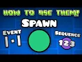 Spawns Events and Sequences - Geometry Dash 2 2 Tutorial