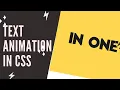 Animated Rainbow Flashing Text using CSS Complete Tutorial for beginners 2021 Web Development