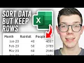 How To Sort Data In Excel But Keep Rows Together - Full Guide