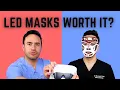 DERMATOLOGIST REVIEWS LED MASKS RED LIGHT and BLUE LIGHT