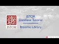 JSTOR Database Tutorial also includes Artstor