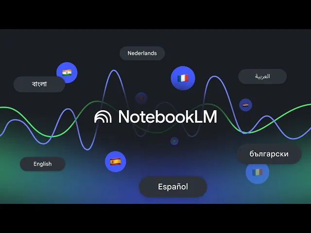 NotebookLM audio overviews