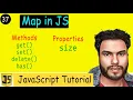 Map in JS Create Modify and Iterate Maps set get size delete has forEach entries method