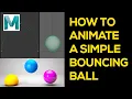 How To Animate A Simple Bouncing Ball In Maya Beginners