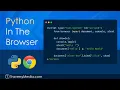 Python In The Browser Brython Crash Course