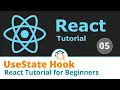 Using React useState hook - Reactjs Tutorial for Beginners