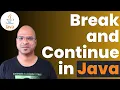 5 Java Tutorial Break and Continue