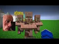 ALPHA VS TIKAWAR VS RICH VILLAGER : MINECRAFT OP BUNKER CHALLENGE...