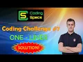 Coding Challenge - One Liner