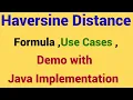 Haversine Distance how to calculate distance two locations on the Earth Java Implementation