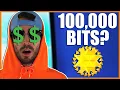 How Much Is 100 000 Bits On Twitch Twitch Cheers