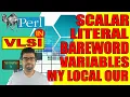 Demystifying Variables in PERL Understanding Data Storage and Manipulation