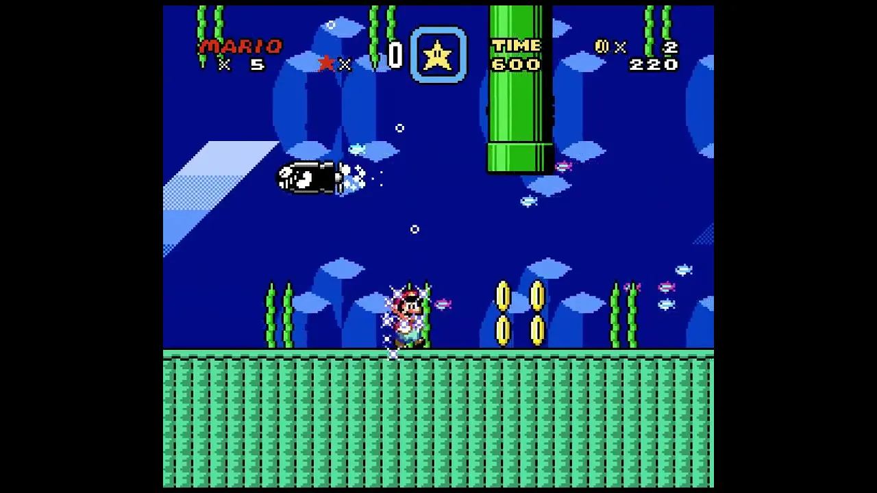 Bowser Runis Marios Vaction God Mode (Super Mario World Hack)