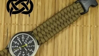 Beginner Paracord: Single Strand Trilobite Buckle Watchband (Paracord 101)